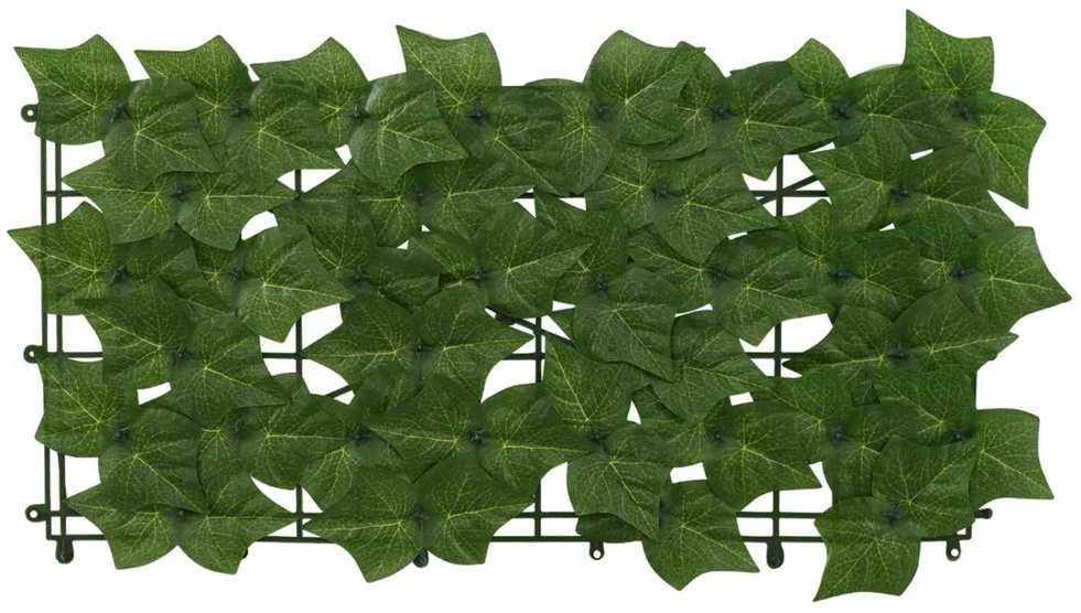Balkono uždanga su lapais Žalia 400 x 100 cm