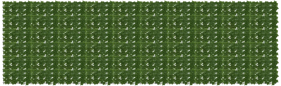 Balkono uždanga su lapais Žalia 500 x 150 cm