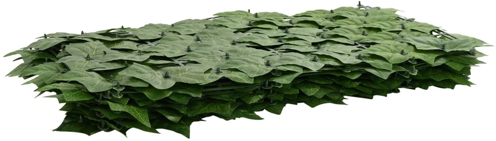 Balkono ekranas su lapais Žalia 600 x 75 cm