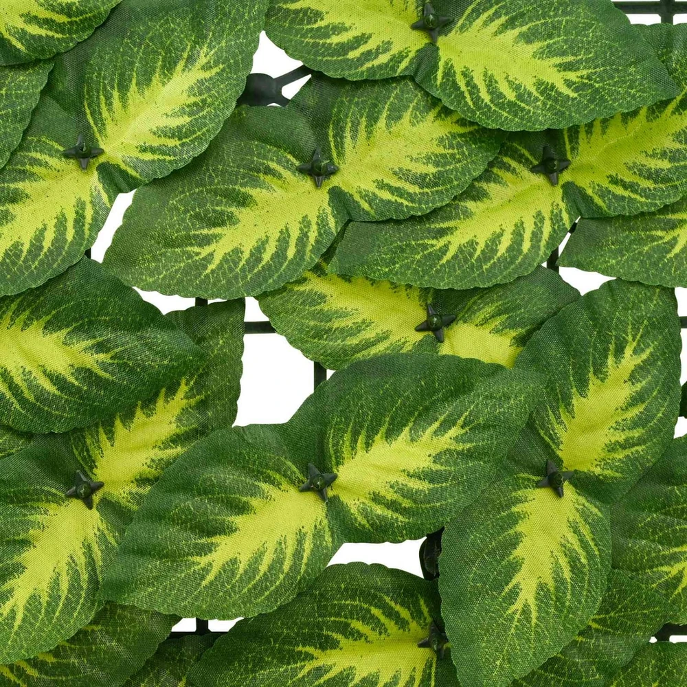 Balkono uždanga su lapais Žalia ir geltona 300 x 150 cm