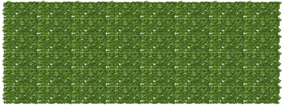 Balkono uždanga su lapais Žalia ir geltona 400 x 150 cm
