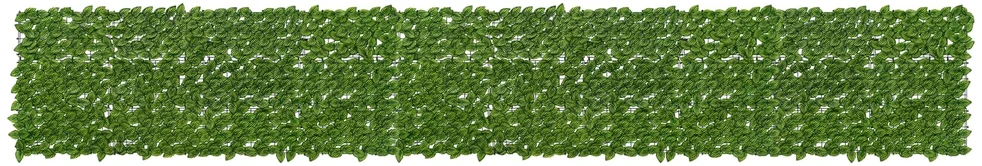 Balkono uždanga su lapais Žalia ir geltona 500 x 75 cm
