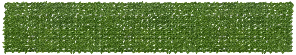 Balkono uždanga su lapais Žalia ir geltona 600 x 100 cm