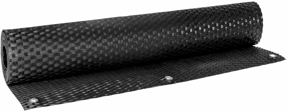 Balkono uždanga su Skylutėmis 300 x 80 cm poliratanas Juoda