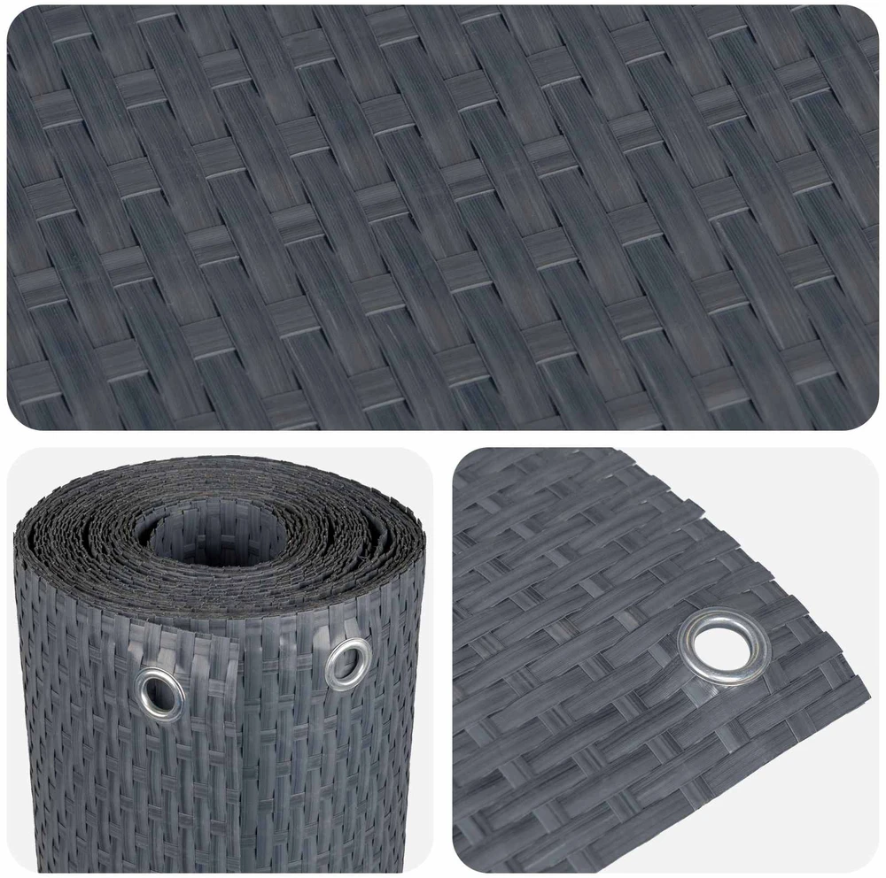 Balkono uždanga su Skylutėmis 400 x 100 cm poliratanas