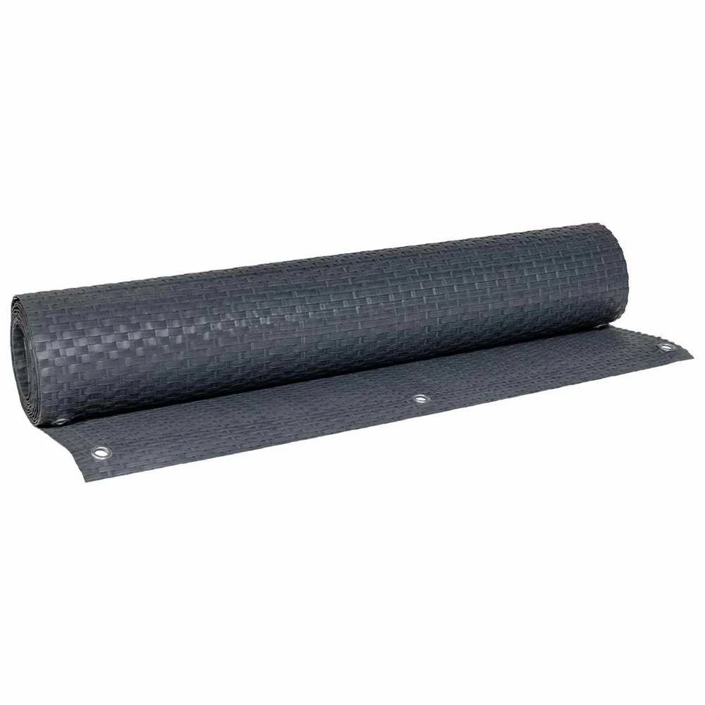 Balkono Ekranas su Skylutėmis 400 x 80 cm poliratanas Antracito