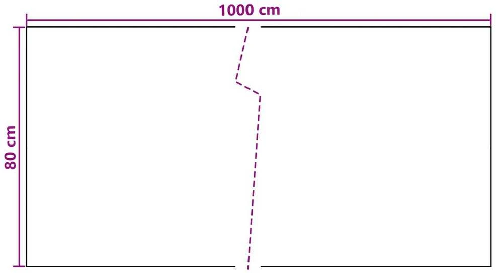 Balkono Ekranas Tamsiai pilka 1000 x 80 cm poliratanas