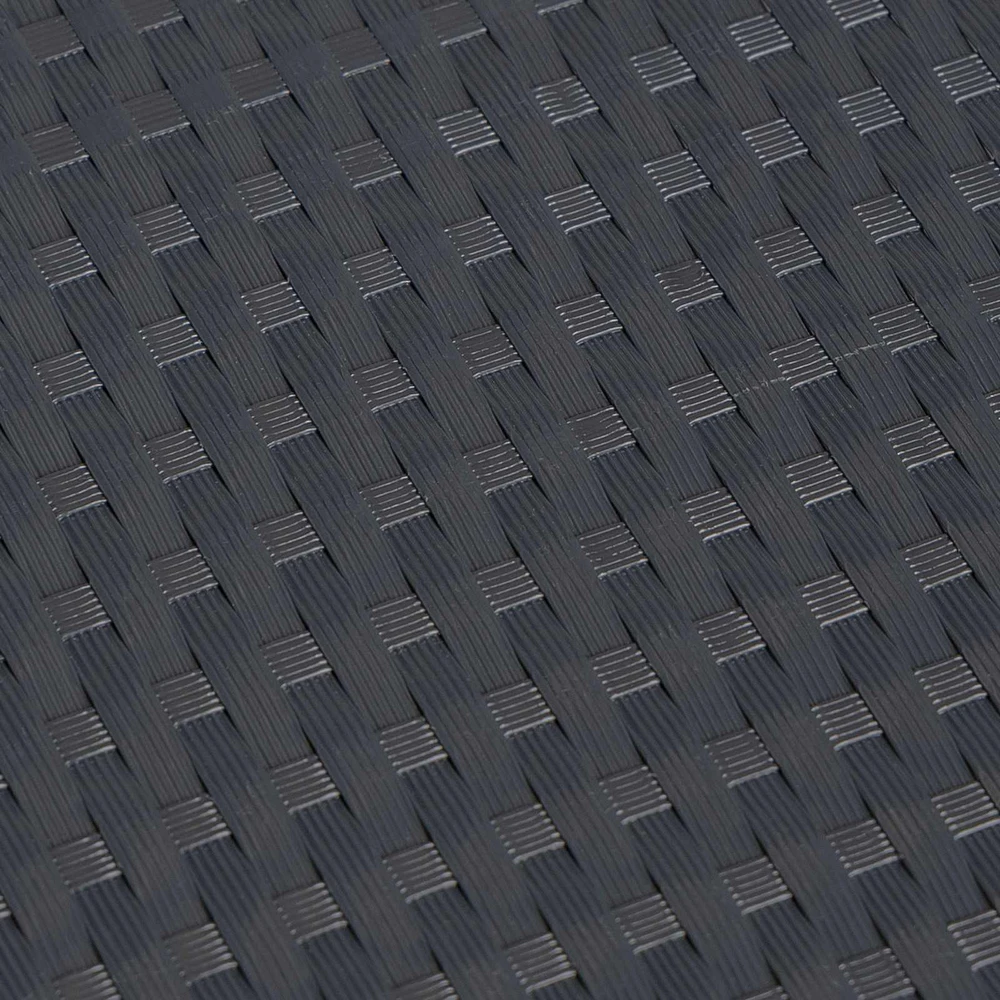 Balkono uždanga Tamsiai pilka 1000 x 90 cm poliratanas