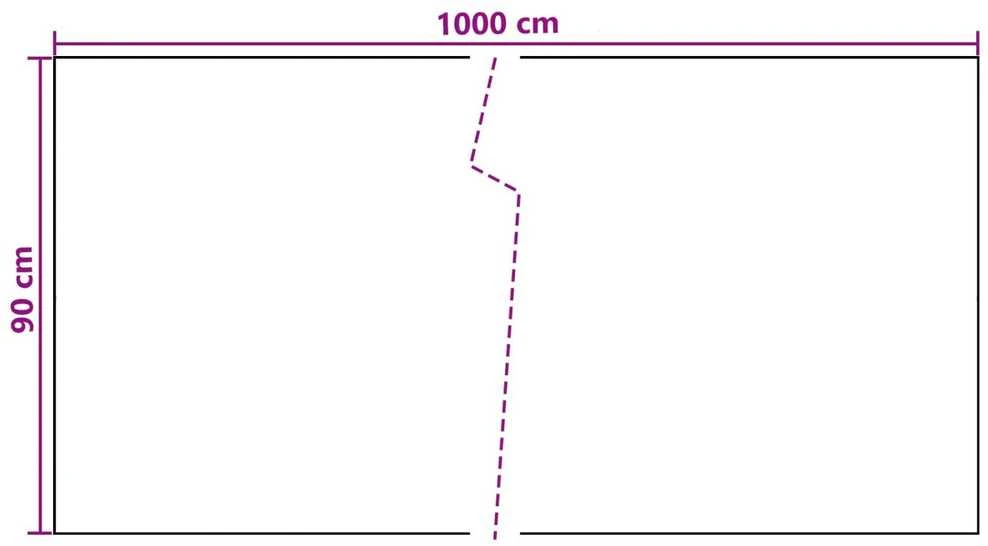 Balkono uždanga Tamsiai pilka 1000 x 90 cm poliratanas