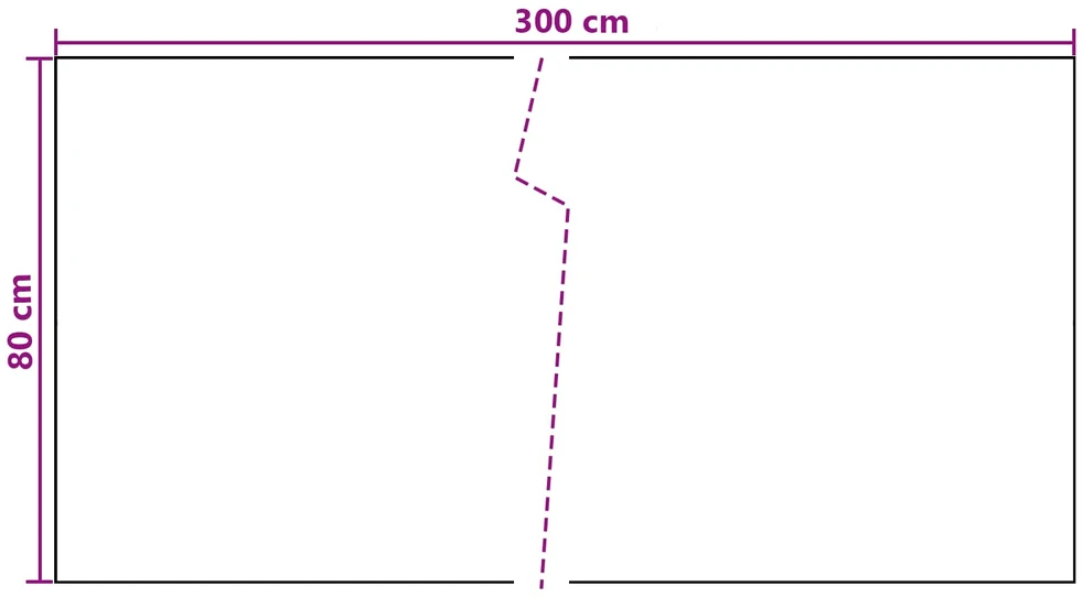 Balkono uždanga Tamsiai pilka 300 x 80 cm poliratanas