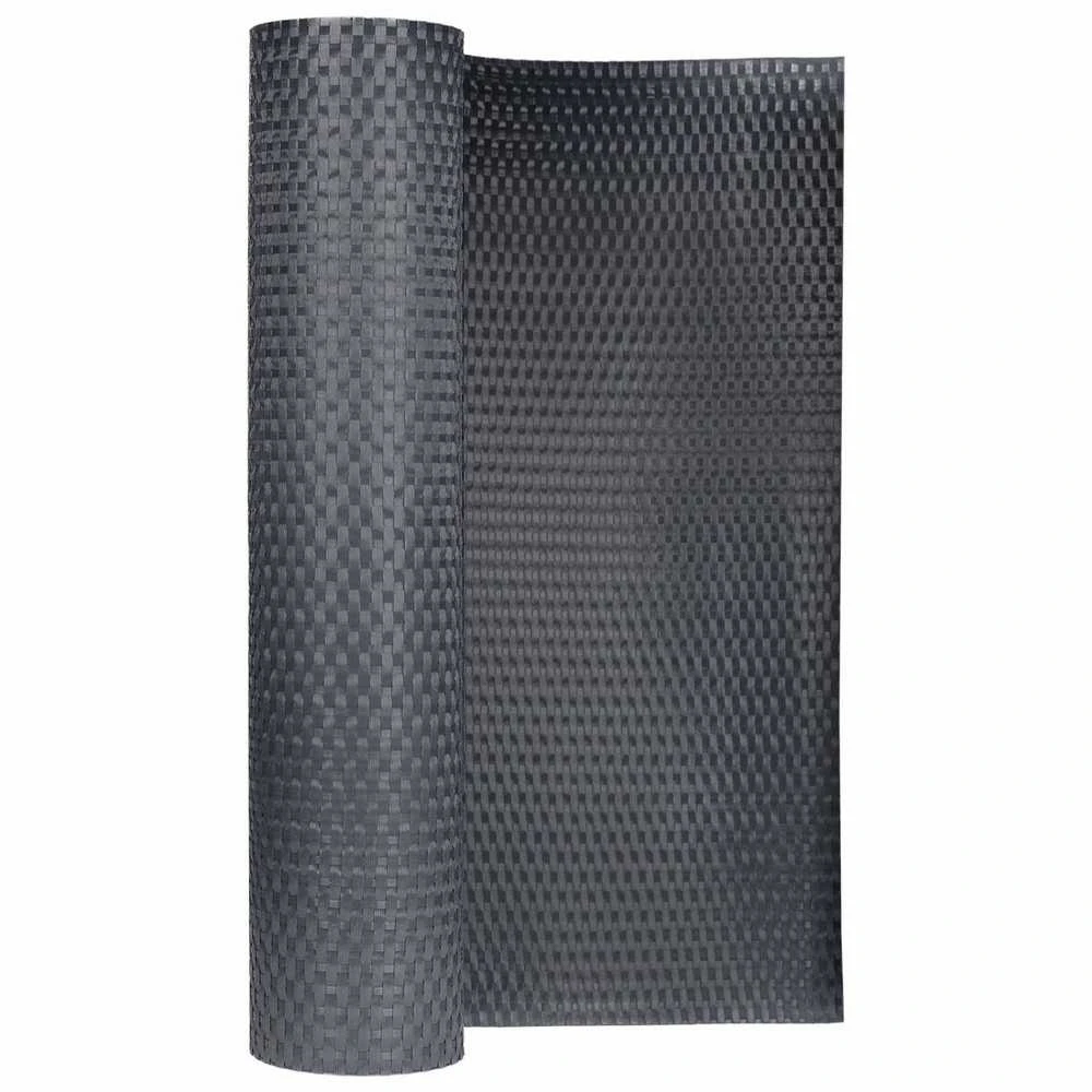 Balkono Ekranas Tamsiai pilka 400 x 100 cm poliratanas