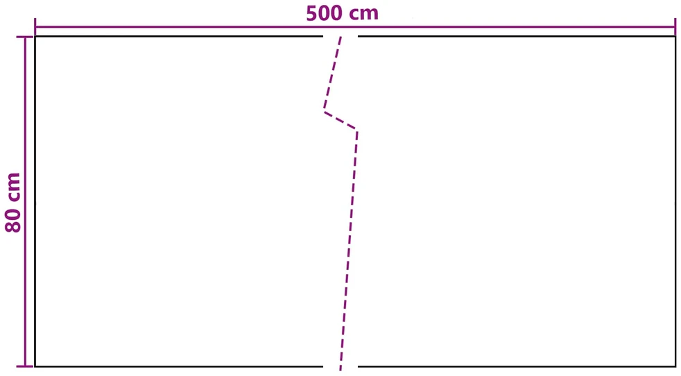 Balkono uždanga Tamsiai pilka 500 x 80 cm poliratanas