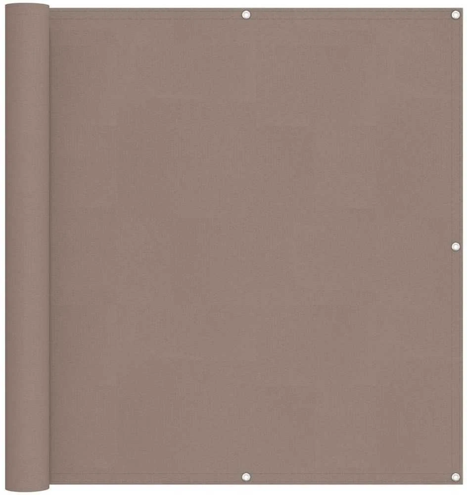 Balkono Ekranas Taupe 110 x 400 cm Oksfordo audinys