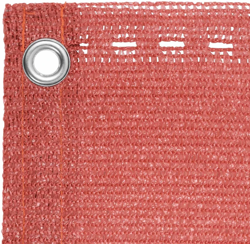 Balkono uždanga Terakotos 75 x 1000 cm HDPE ir aliuminis