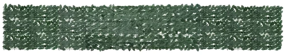 Balkono pertvara, 500x75cm, su tamsiai žaliais lapais