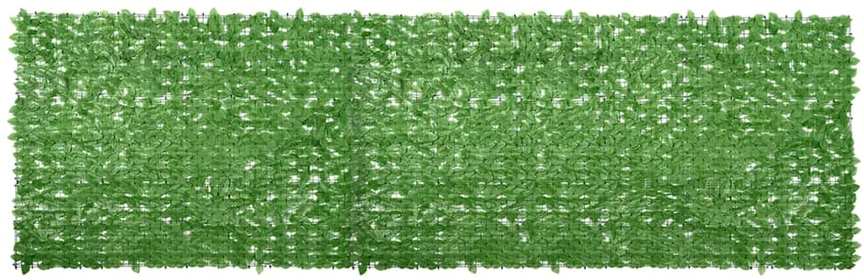 Balkono pertvara, 600x150cm, su žaliais lapais