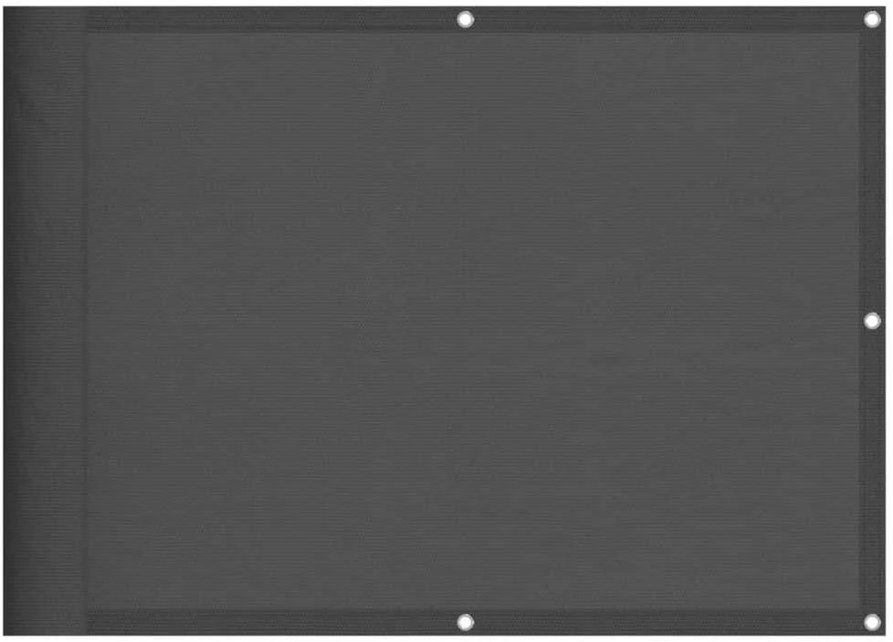 Balkono pertvara, antracito, 75x1000cm, 100% poliesteris