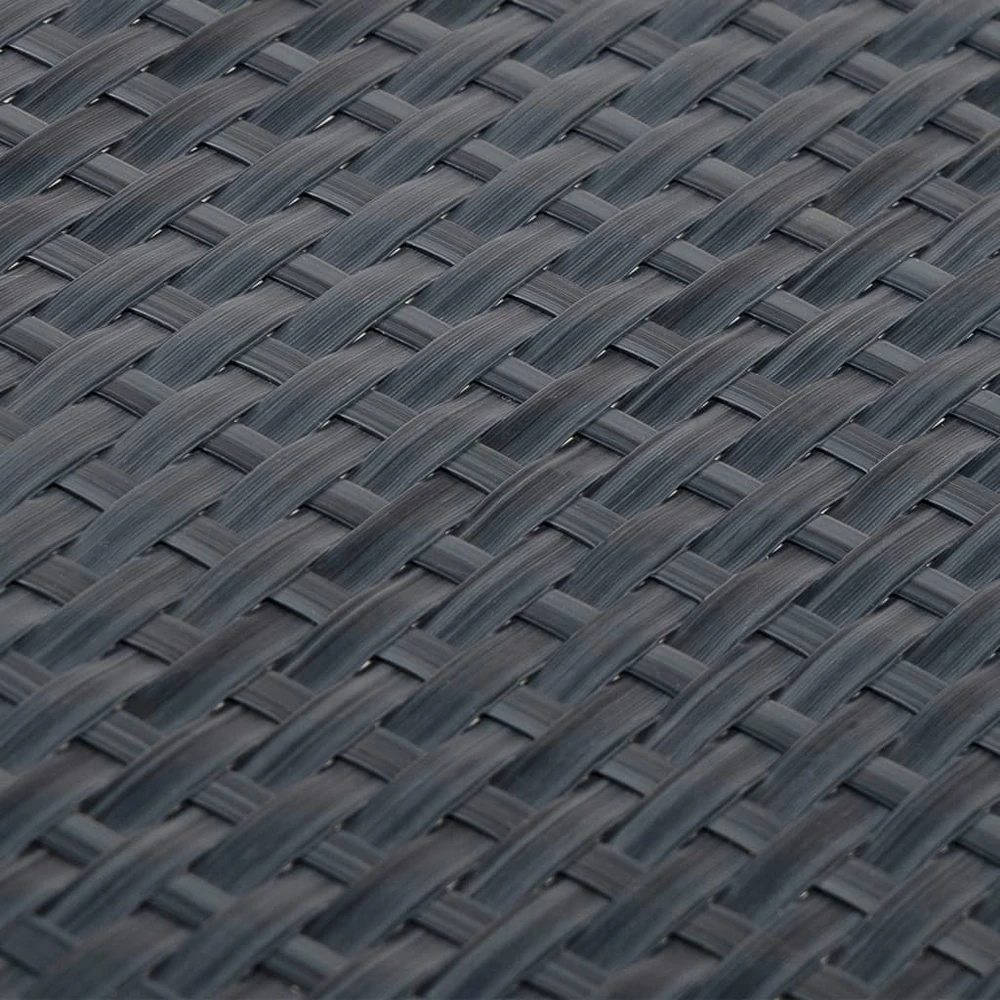 Balkono pertvara, antracito spalvos, 1000x100cm, poliratanas