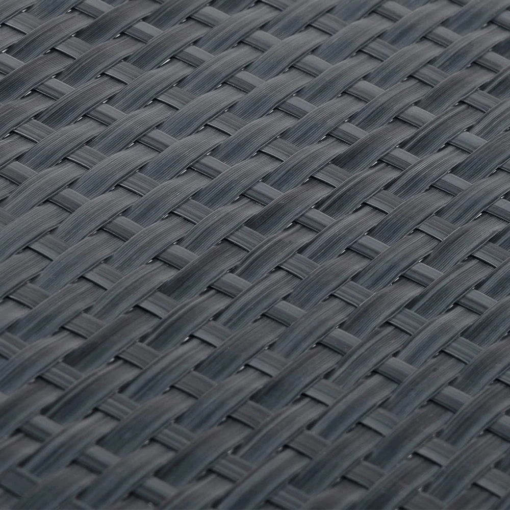 Balkono pertvara, antracito spalvos, 300x80cm, poliratanas