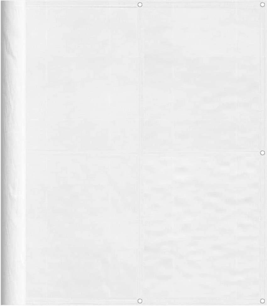 Balkono pertvara, balta, 120x800cm, 100% oksfordo poliesteris