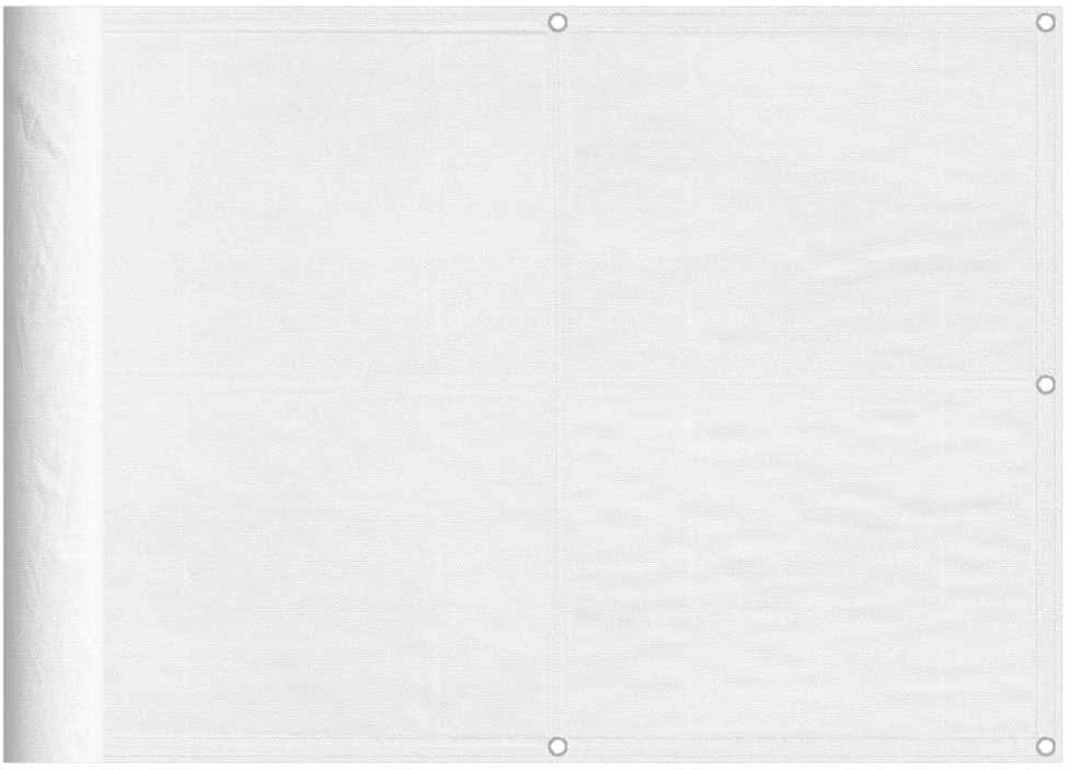 Balkono pertvara, balta, 75x1000cm, 100% oksfordo poliesteris