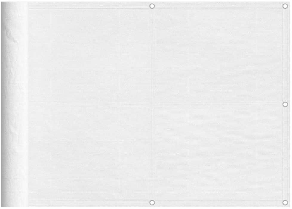 Balkono pertvara, balta, 75x700cm, 100% oksfordo poliesteris