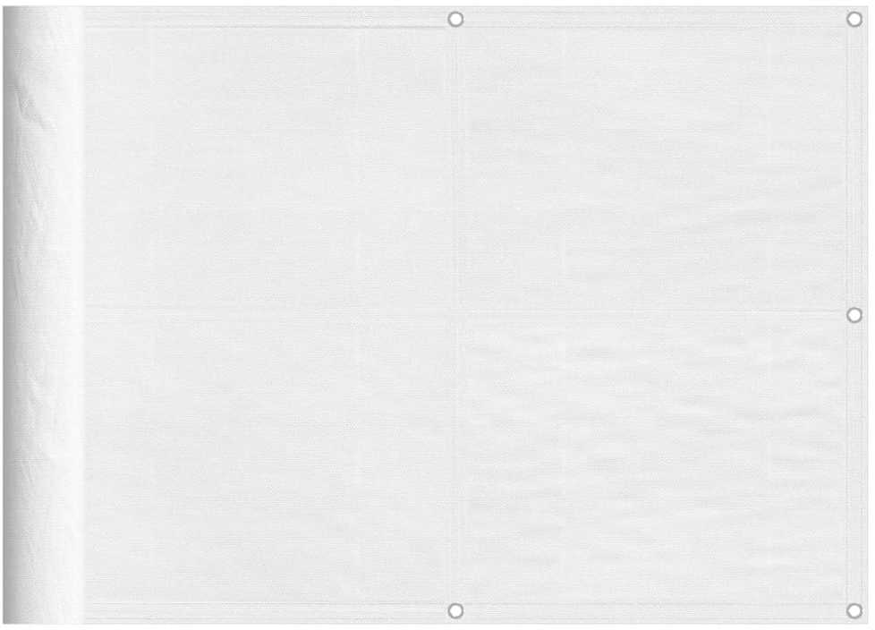 Balkono pertvara, balta, 75x700cm, 100% oksfordo poliesteris