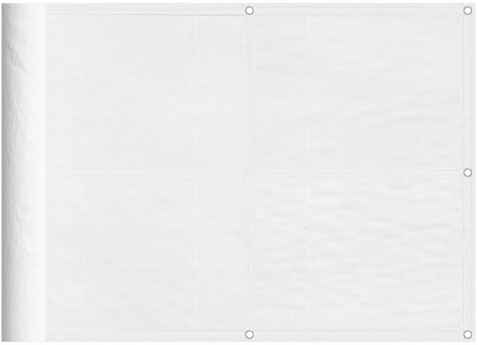 Balkono pertvara, balta, 75x800cm, 100% oksfordo poliesteris