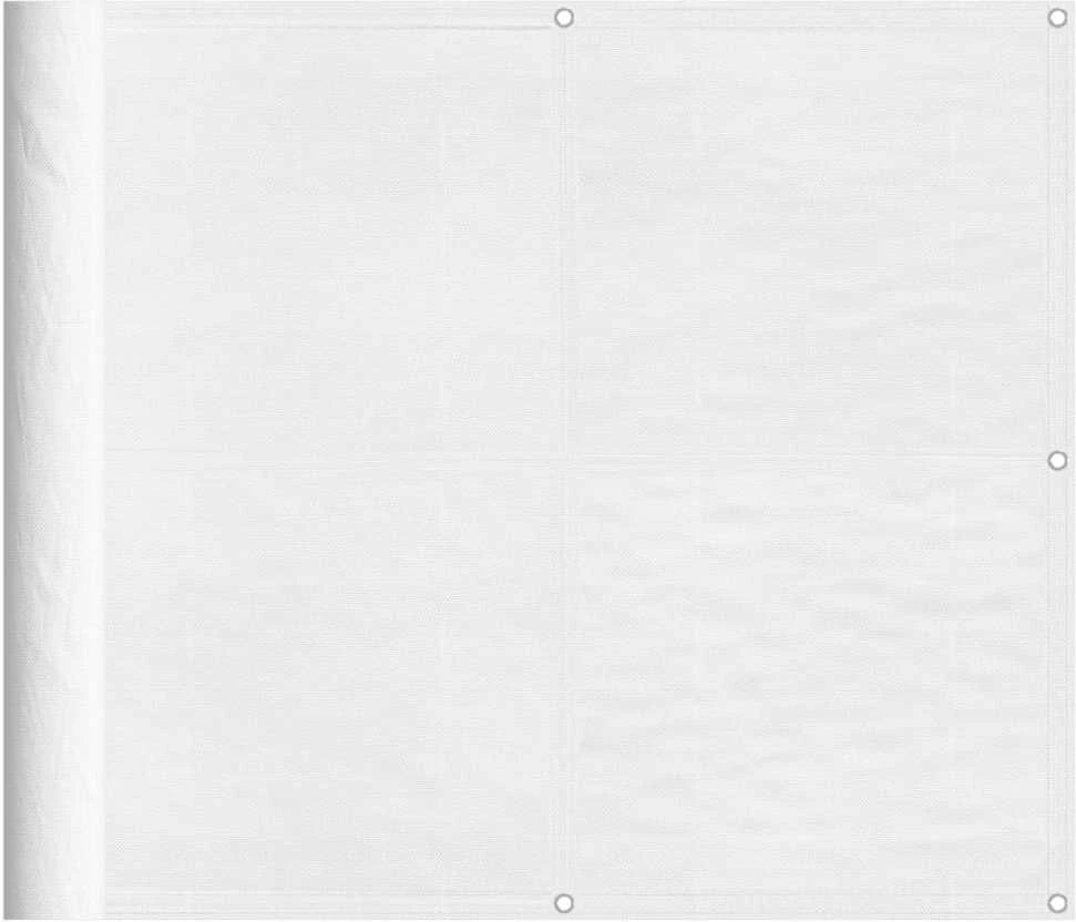 Balkono pertvara, balta, 90x800cm, 100% oksfordo poliesteris