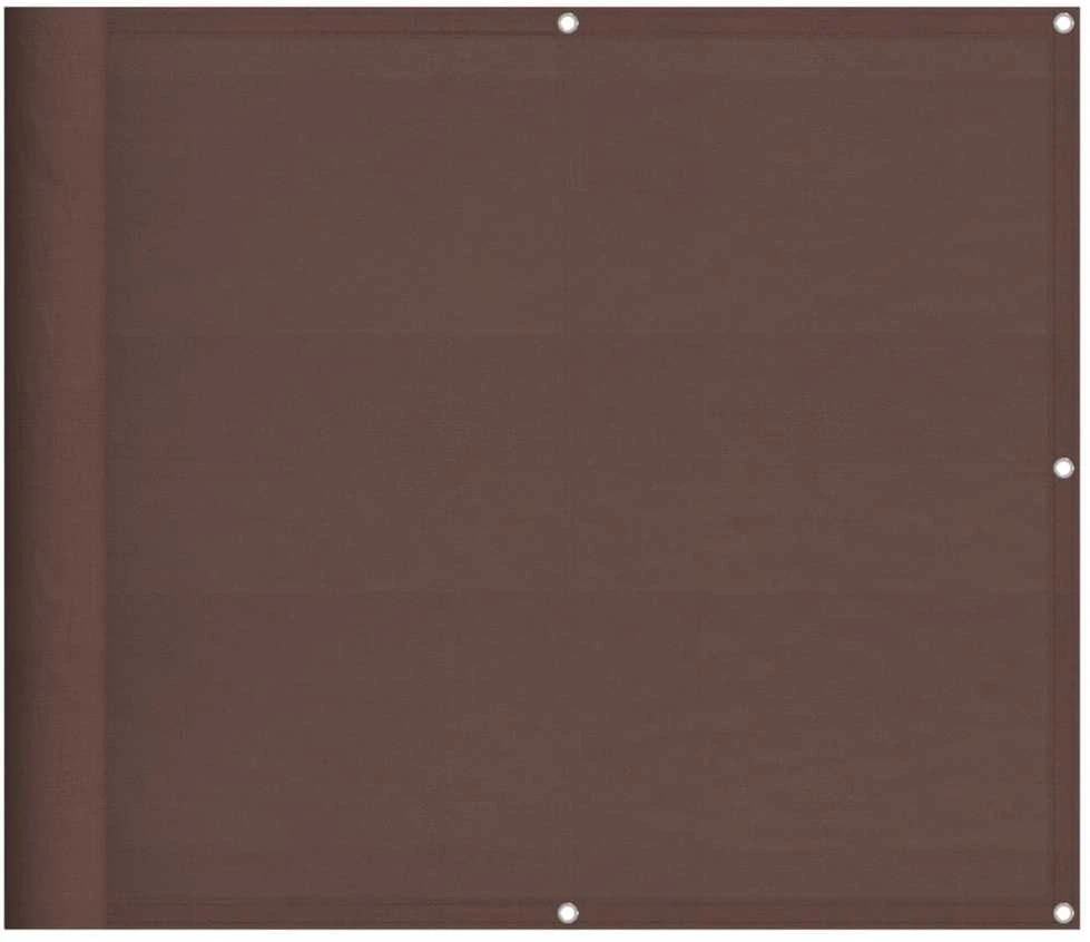 Balkono pertvara, ruda, 90x800cm, 100% oksfordo poliesteris