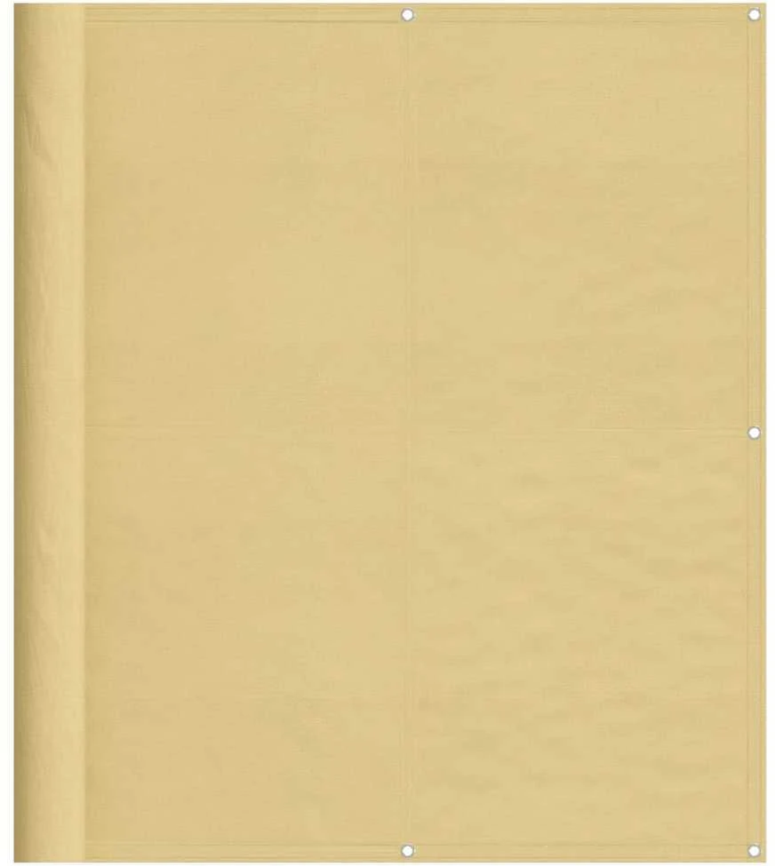 Balkono pertvara, smėlio, 120x700cm, 100% oksfordo poliesteris