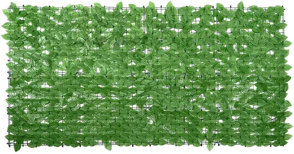 Balkono pertvara su žaliais lapais, 200x100cm