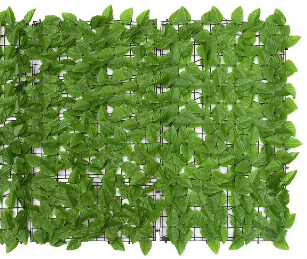 Balkono pertvara su žaliais lapais, 200x100cm