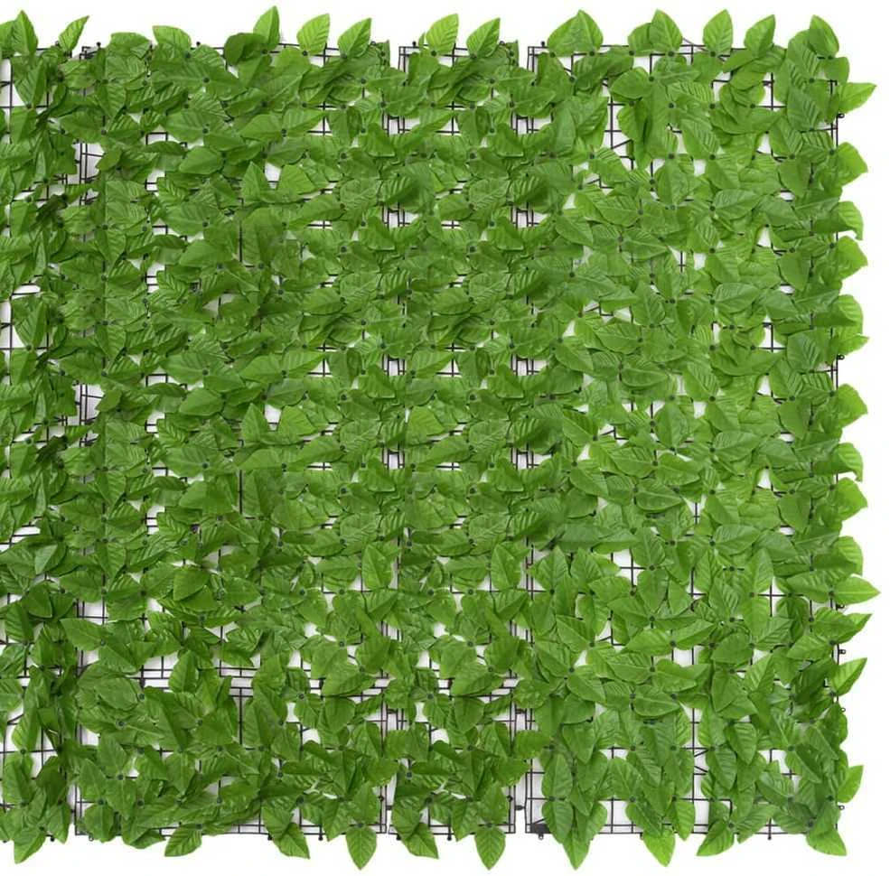 Balkono pertvara su žaliais lapais, 200x150cm