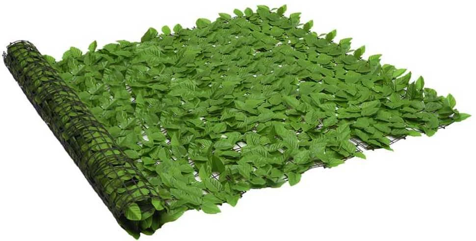 Balkono pertvara su žaliais lapais, 200x150cm