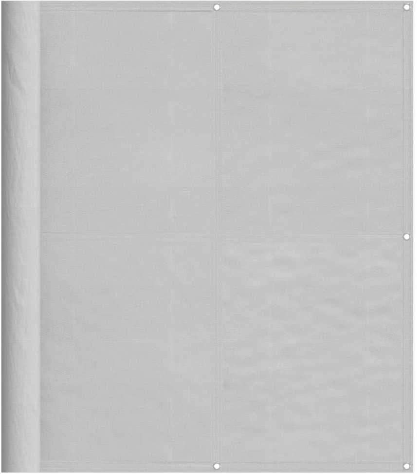 Balkono pertvara, šviesiai pilka, 120x300cm, 100% poliesteris