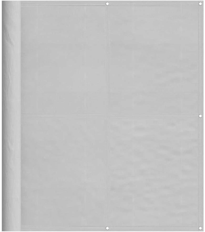 Balkono pertvara, šviesiai pilka, 120x400cm, 100% poliesteris