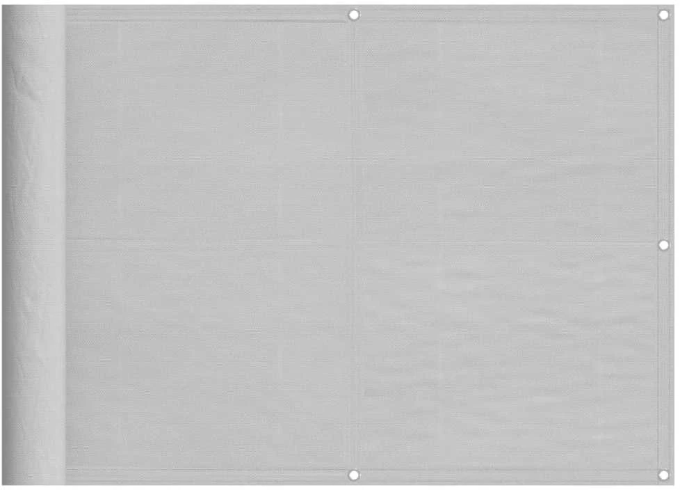 Balkono pertvara, šviesiai pilka, 75x400cm, 100% poliesteris