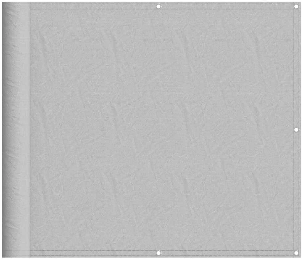 Balkono pertvara, šviesiai pilka, 90x300cm, 100% poliesteris