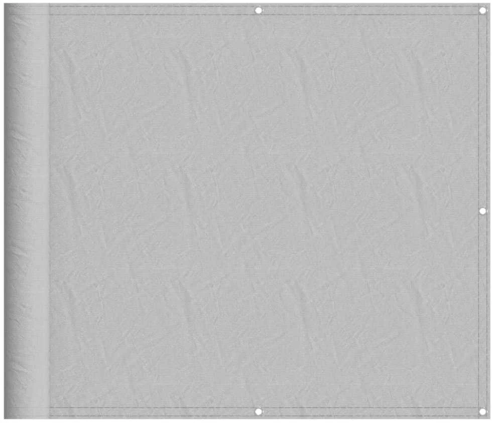Balkono pertvara, šviesiai pilka, 90x400cm, 100% poliesteris