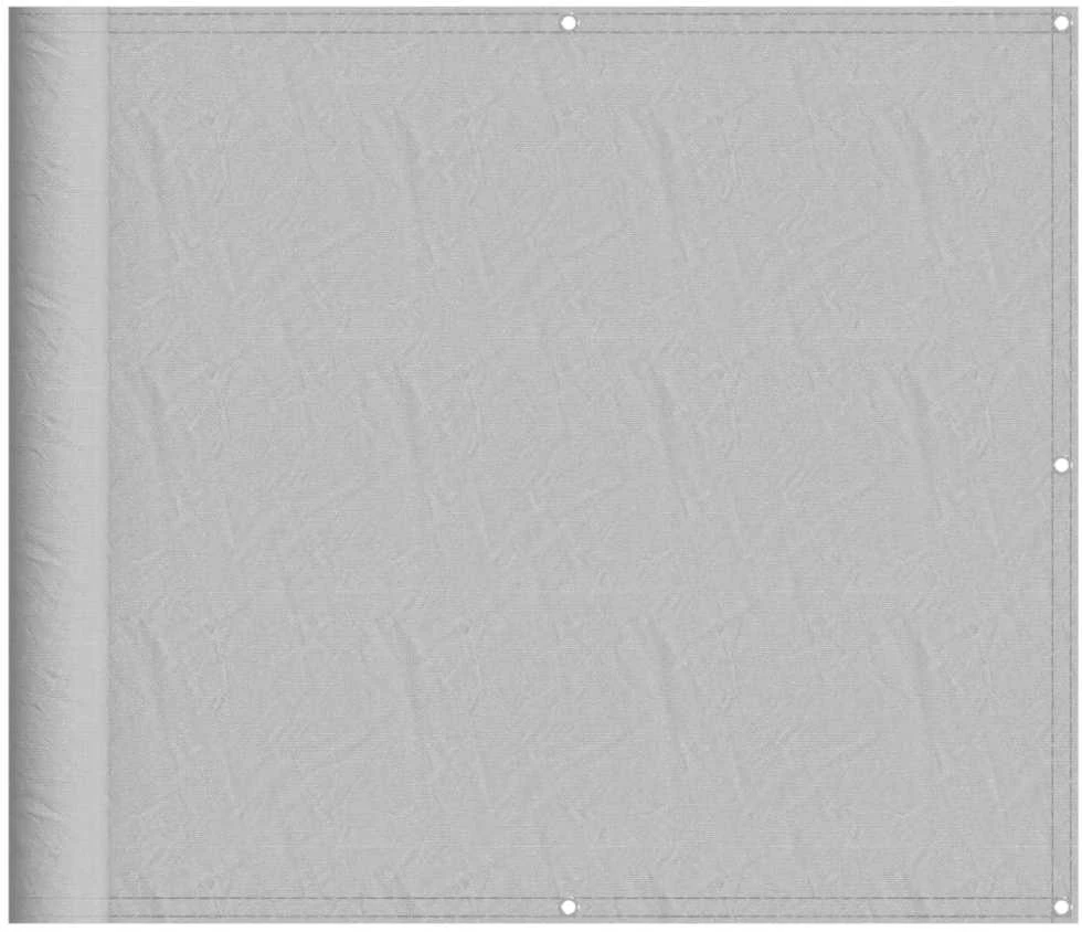 Balkono pertvara, šviesiai pilka, 90x400cm, 100% poliesteris