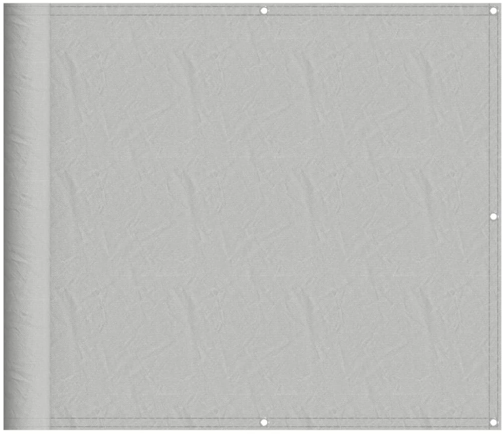 Balkono pertvara, šviesiai pilka, 90x600cm, 100% poliesteris