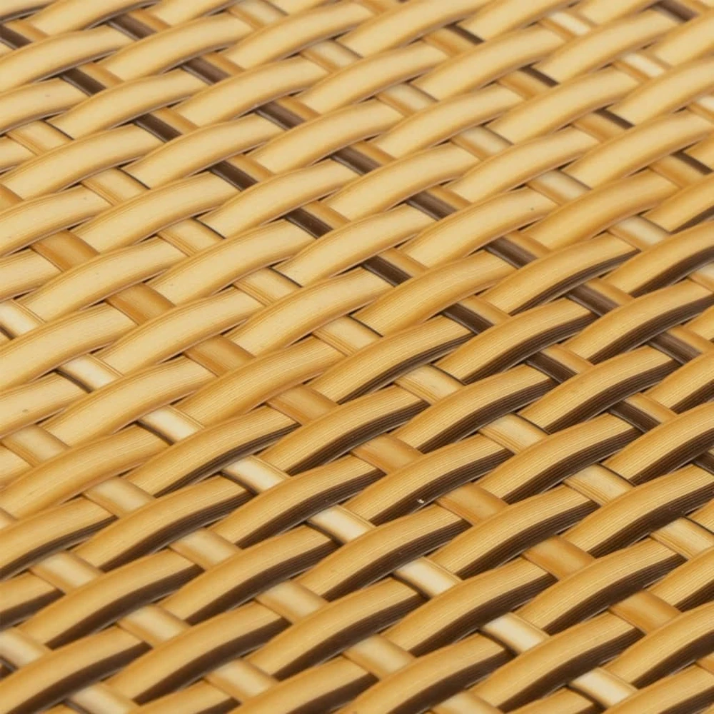 Balkono pertvara, šviesiai rudos spalvos, 400x80cm, poliratanas