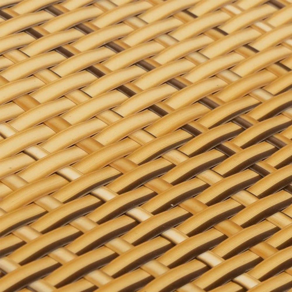 Balkono pertvara, šviesiai rudos spalvos, 400x90cm, poliratanas