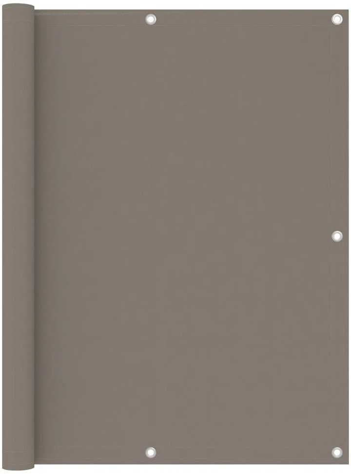 Balkono pertvara, taupe spalvos, 120x400cm, oksfordo audinys