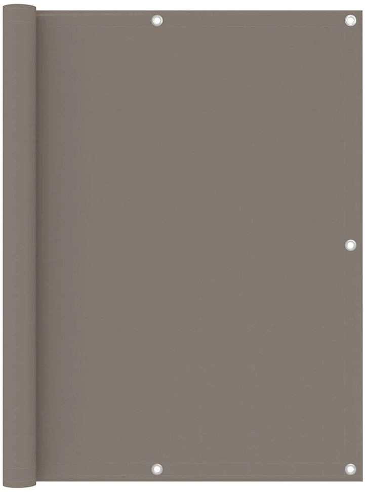 Balkono pertvara, taupe spalvos, 120x600cm, oksfordo audinys