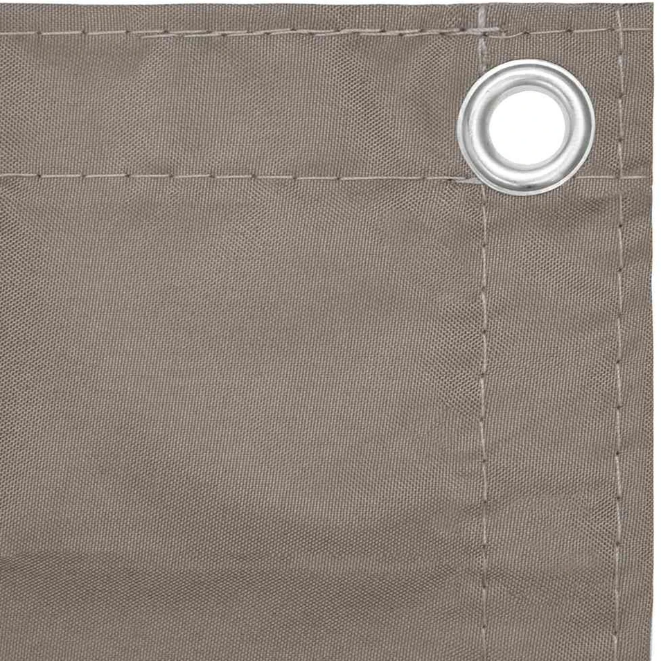 Balkono pertvara, taupe spalvos, 90x500cm, oksfordo audinys