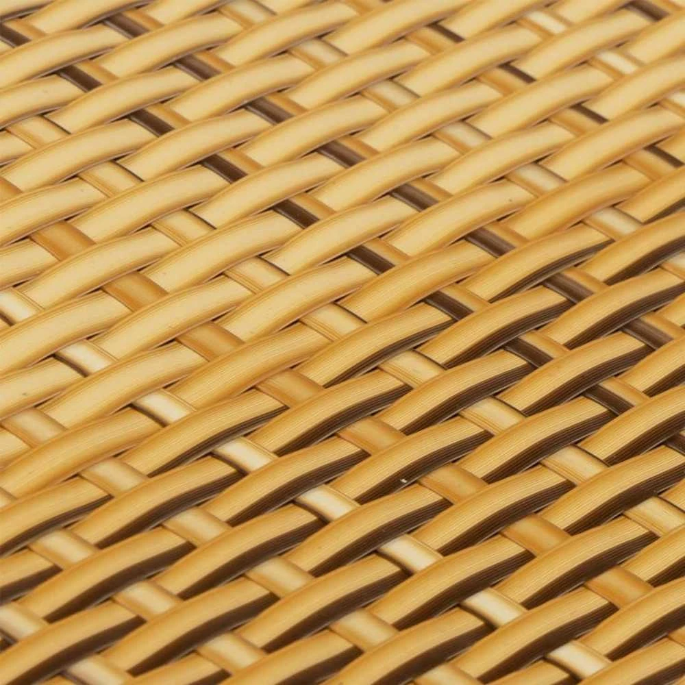 Balkono pertvaros, 10vnt., rudos, 255x19cm, poliratanas