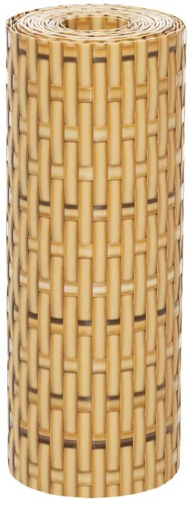 Balkono pertvaros, 10vnt., rudos, 255x19cm, poliratanas