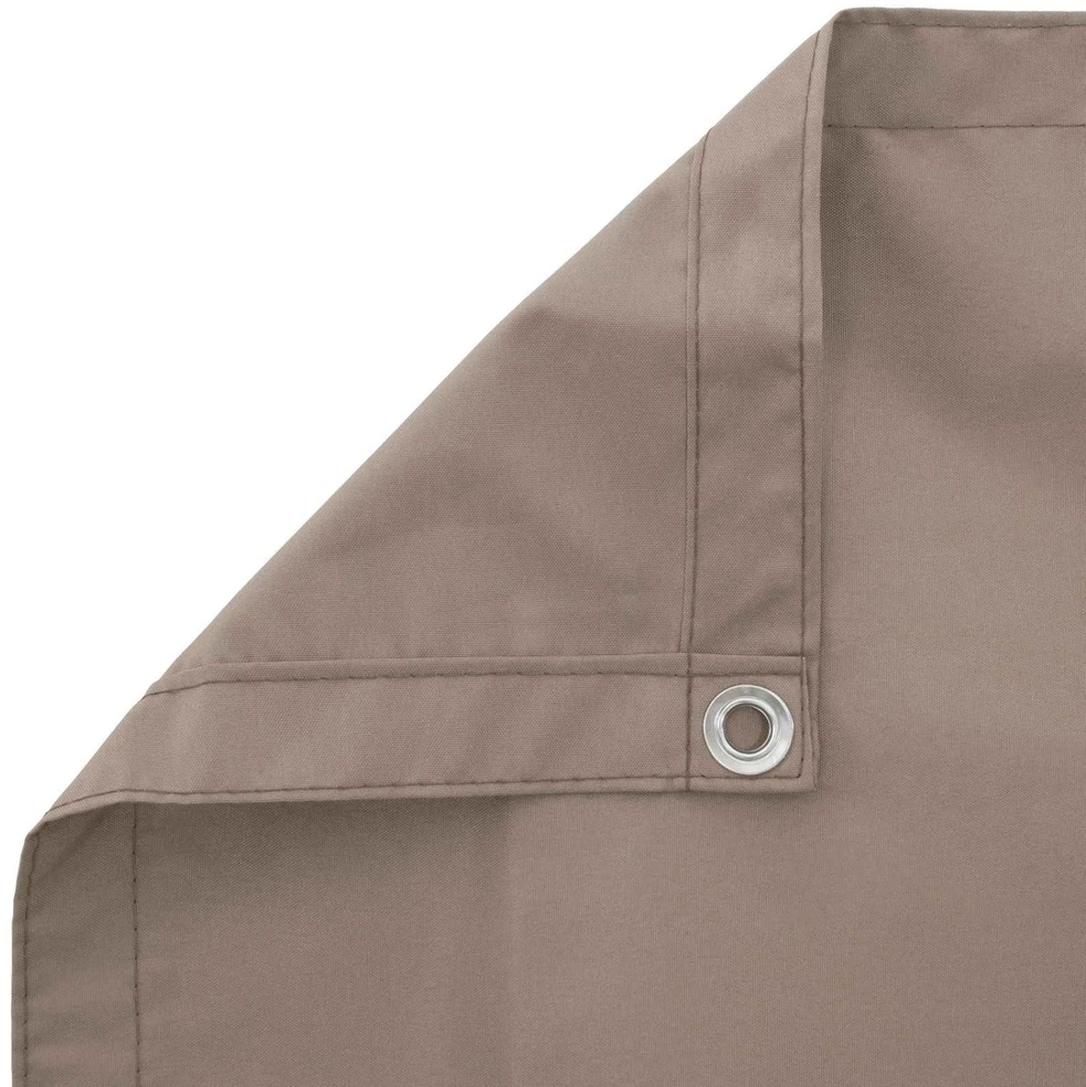 Balkono privatumo ekranas 1,2 x 25 m Audinys su PU danga Taupe